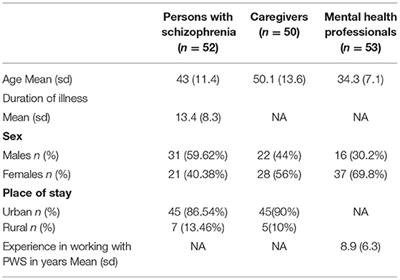 Acceptability of Peer Support for People With Schizophrenia in Chennai, India: A Cross Sectional Study Amongst People With Lived Experience, Caregivers, and Mental Health Professionals